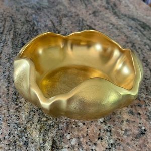 Pickard China  vintage gold dish.